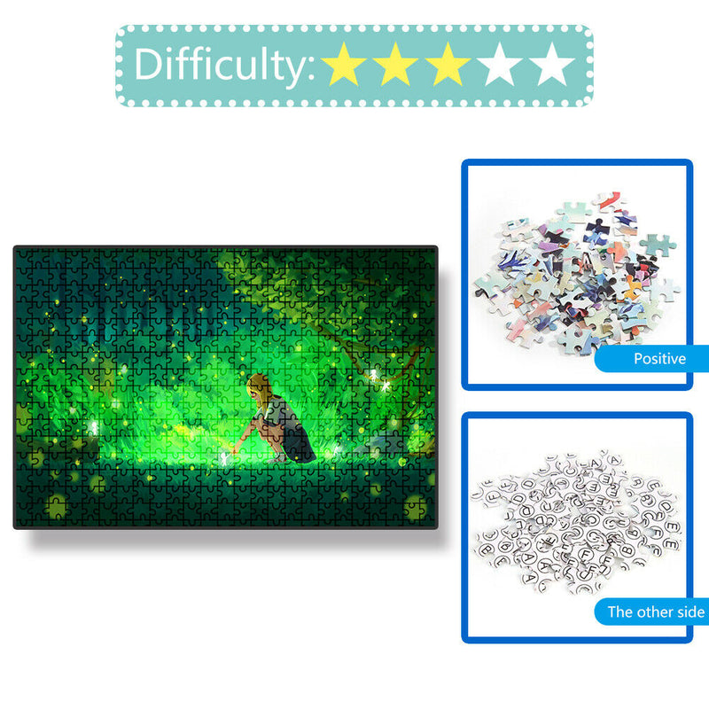 1000pcs DIY Paper Jigsaw Girl in the Woods Puzzle Educational Picture Toys
