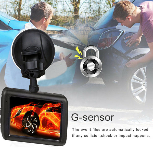 Zinc Alloy 3-Inch Large-Screen High-Definition 1080P Driving Recorder A#S