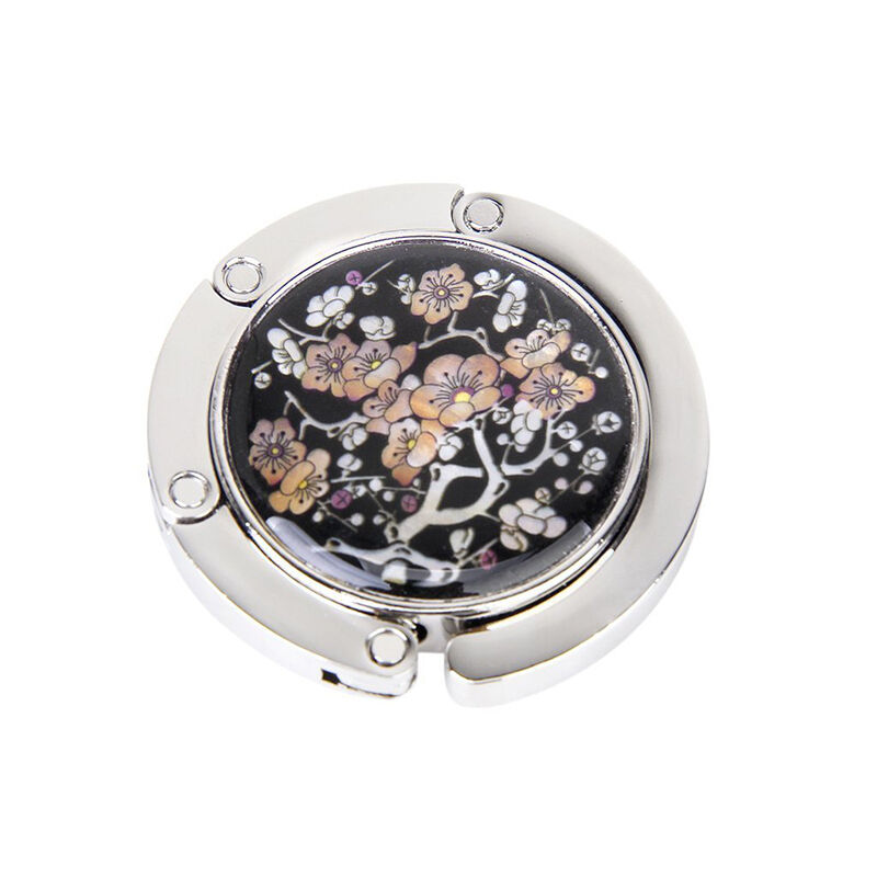 1Pcs Folding Hand Bag Holder Hook Hanger Mixed - Plum blossom Pattern Hot