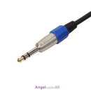 3P XLR Female Jack to 1/4" 6.35mm Male Plug Stereo Microphone Adapter Cable