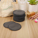 12PCS Makeup Removal Cotton Pad Reusable Bamboo Fiber Pads for Face Eye