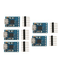 5x CP2102 Module Micro USB 2.0 to TTL 6 PIN Serial Converter UART STC RS232