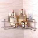 Stainless Steel Storage Caddy for Bathroom Shower Bath Basket Adhesive