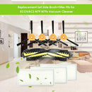 Replacement Set Side Brush+Filter Fits for ECOVACS N79 N79s Vacuum Cleaner