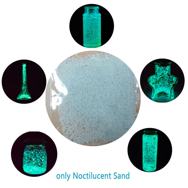 10g Luminous Noctilucent Sand Fish Tank Aquarium Fluorescent Particles Bottle