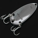 5X(YAPADA Spoon Zinc Alloy Hard Fishing Lure Holographic Cicada Shape SpoonJ7S2)