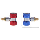 2x AC R134a Quick Connector Car Air Conditioning Coupler Adapter 1/4 " SAE HVAC