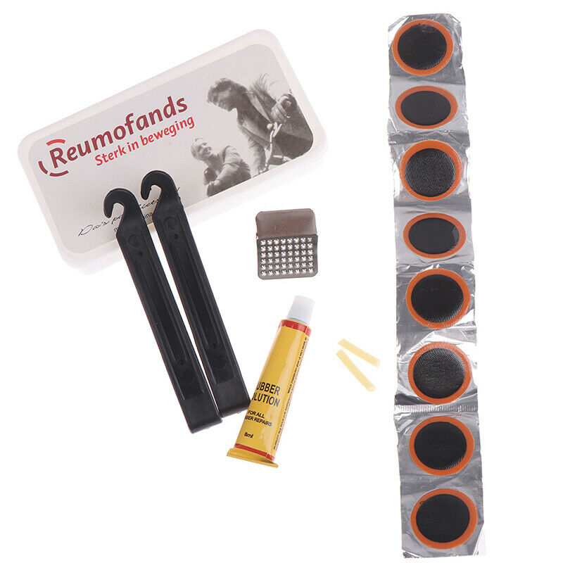 1 Set Bicycle Tire Tyre Repair Tools Cycling Rubber Puncture Bike Patches Kit ï¼D