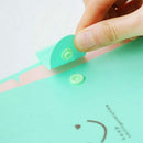 5 Pockets Plastic Expanding File Folders A4 Letter Size Snap Closure Paper  I5S4