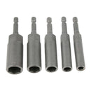 Socket Bits Adapter Drill Nut Driver Power Extension Bar 1/4'' Shank 6mm High