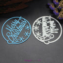 Merry Christmas Cutting Die Stencil Scrapbooking Card Album Template DIY