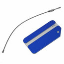 4pcs Aluminium Metal Travel Luggage Baggage Suitcase Address Tags Label Hol