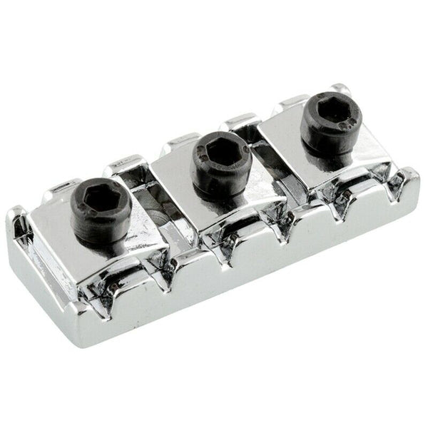 Chrome 42mm Alloy Locking Nut Wrench Screws Black For Guitar Parts Replacem