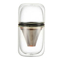 Mini Portable Drip Coffee Pot Brew Coffee Glass Pot Household Exclusive Cup