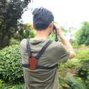 Binocular Strap Chest Harness Adjustable Carrier Black X Shaped Accessories