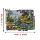 5D DIY Full Drill Diamond Painting Scenery Cross Stitch Mosaic Kits (w654)
