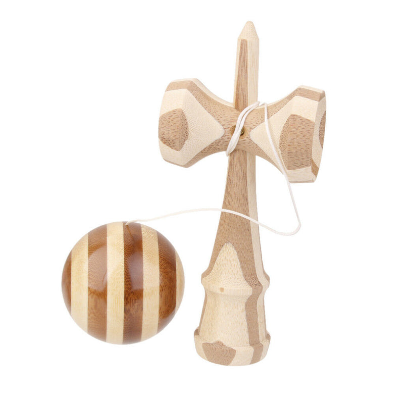 2pcs Bamboo Kendama Bilboquet for Kids Children Party Group Sports Game Gift