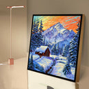 Snow House Rhinestone Mosaic Kit 5D DIY Full Drill Diamond Painting (B2343)