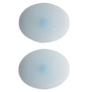 Woman Light Blue Silicone Facial Cleaning Brush 2 Pcs R1M5