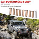 8pcs Door Hinge Pin Liners Bushings with Remover Tool for Jeep TJ 1999-2006