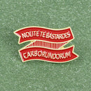 Z-shaped Letters Pins Brooch Enamel Clothing Shirt Lapel Backpack Badges A