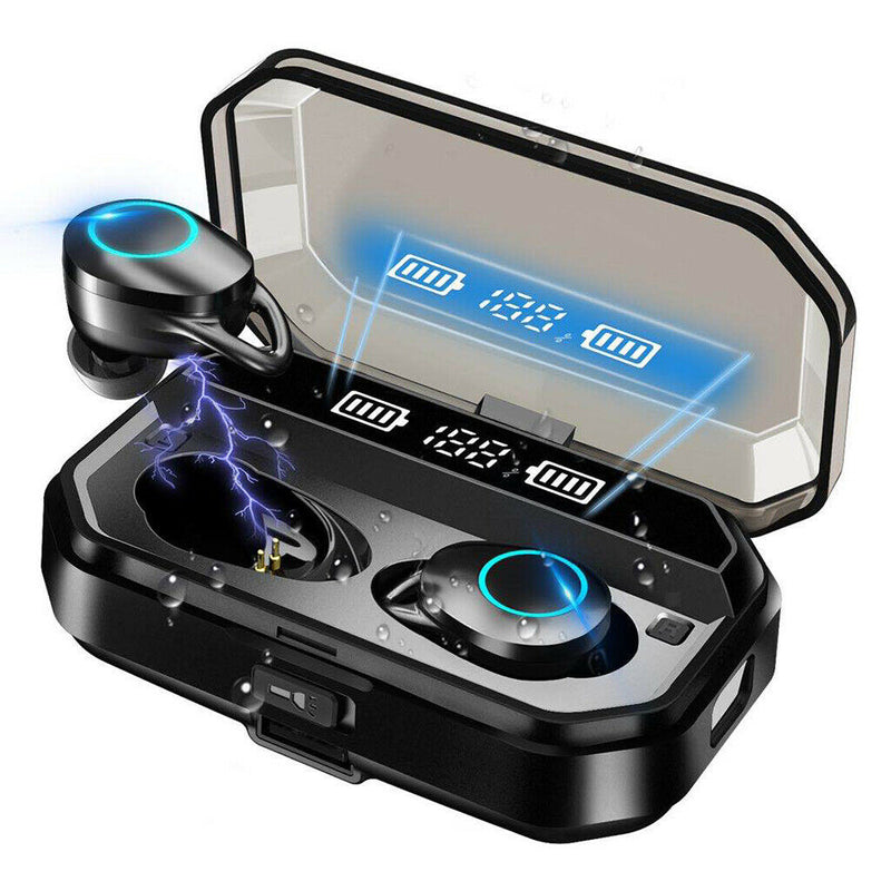Mini T19 Sport 3000mAh Bluetooth 5.0  Earphone Headset With Flashlight
