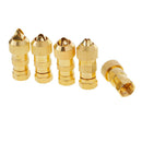 5Pcs F Type Male Plug Connector for RG6 & RG59 TV Antenna Coaxial Cable