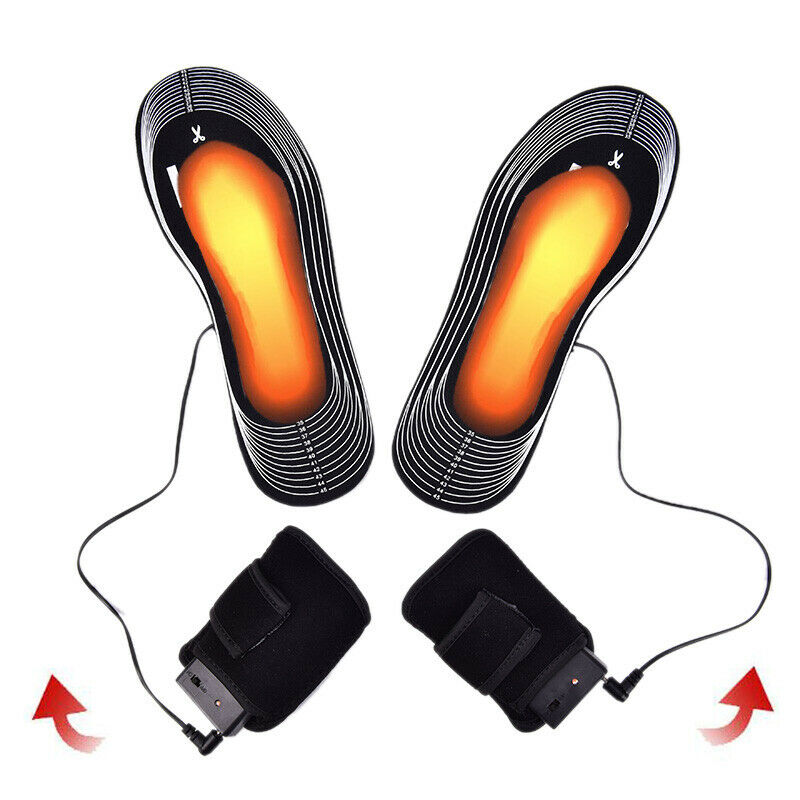 Winter Rechargeable Heated Insoles Feet Warming Insoles Electric Foot Warmer Bj