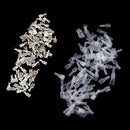 100pcs 6.3mm Crimp Terminal Female Spade Connector 22-16AWG Insulating Sleeve FT
