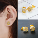 1 Pair Women Lady Elegant Crystal Rhinestone Ear Stud Earrings Gift Jewelry