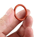 28 mm x 3 mm Silicone O Ring Oil Sealing Washers Red 10 pcs J5W4