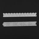 2pcs Lace Cutting Dies Stencils Scrapbook Embossing DIY Album Cards Craft Gift