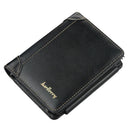 Baellerry Short Men Wallets 11 Card Holders Zipper Men Leather Purse Solid