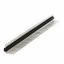 2 Pcs 40 Position 2.54mm Pitch Single Row Right Angle Male Pin Header P8K3