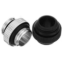 2Pcs G1/4 Mini External Thread Male To Male Water Cooling Rotary Fitting Ad T7F2