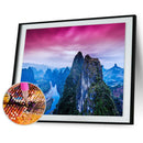 DIY Full Round Drill Diamond Picture Landscape Painting Kit (B168 Snow)