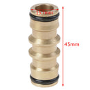 1pcs 5/8 "Connector Garden Irrigation Brass Bidirectional Quick Connect Adapte3C