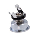 Electric Guitar Chrome Socket Jack Plate Holder for 6.35mm Plug Electrosocket