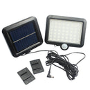 56LED 180LM Solar  Wall Light Motion Sensor Waterproof Yard Garden Security Lamp