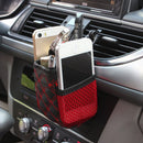 Red Travel Auto Car Air  Storage Box Mobile Phone Pocket Bag Organizer HoldME