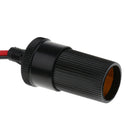 30A  Lighter Female Socket To Alligator Clip Power Cable Adapter