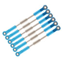 6PCS Adjustable Steering Linkage Pulling Rod 96-114mm for 1/10 RC Car Truck