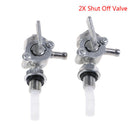 2X Shut Off Valve Gas Fuel Tank Pump Petcock Switch Gasoline Generator. BX