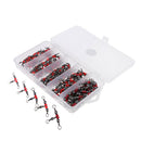 3 Way Triple Barrel Swivels Fishing Tackle Connectors Pack of 125
