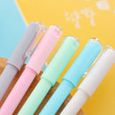2pcs creative stationery student cute gel pen 0.5mm full needle black ink peM&