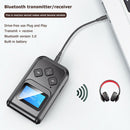 T15 LCD Display Bluetooth Adapter 3.5mm Audio 2 in 1 Receiver Transmitter