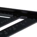 7'' Aluminum Alloy Triangle Angle Protractor Speed Square Measuring Ruler Mi BX