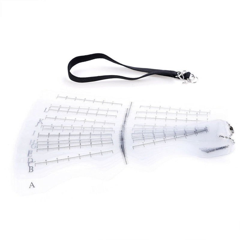 Eyebrow ruler stickers stencil shaper microblading permanent makeup supplies Gw