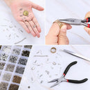 24 Grid Jewelry Accessories Combination Set Closed Ring Lobster Buckle Wine