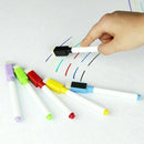 8 colour set magnetic white board marker pens, erase eraser, UKYQ dry easy Z3S3
